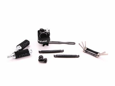 LEZYNE Werkzeughalterung Flow Storage Adapter | inkl. Minitool + Twin Speed CO2 Set