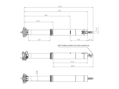 Bike yoke sales revive dropper post