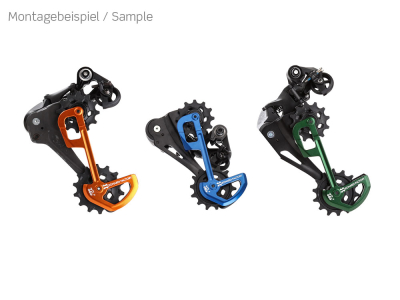 LEONARDI RACING Derailleur Cage rear Leo Cage GUS for SRAM XX1/X01/GX Eagle Derailleur red
