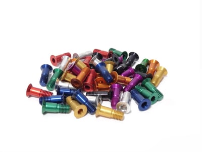 Derailleur Roller Screws Aluminium M5x14,2 | colored orange