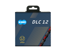 KMC Kette 12-fach DLC12 126 Glieder | schwarz | rot