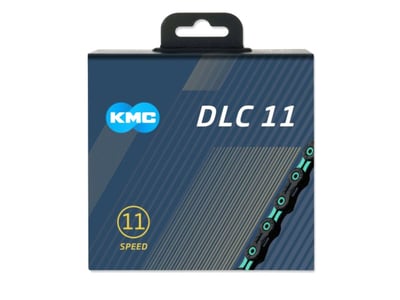 KMC Kette 11-fach DLC11 SL 118 Glieder | schwarz | trkis