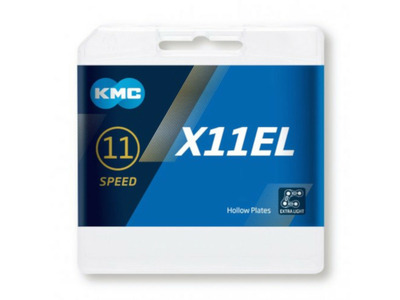 KMC Unisex  118 Glieder Erwachsene DLC DLC11 11-Fach Kette 1/2 x11/128 schwarz-türkis