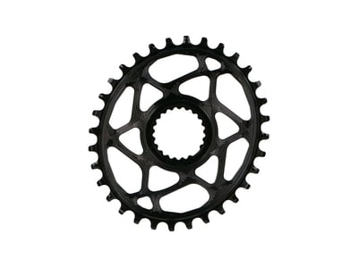 ABSOLUTE BLACK Chainring Direct Mount oval | 12-speed HG+ for Shimano XTR M9100/XT M8100/SLX M7100 Crank | black 30 Teeth
