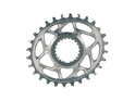 ABSOLUTE BLACK Chainring Direct Mount oval | 12-speed HG+ for Shimano XTR M9100/XT M8100/SLX M7100 Crank | grey