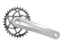 ABSOLUTE BLACK Chainring Direct Mount oval | 12-speed HG+ for Shimano XTR M9100/XT M8100/SLX M7100 Crank | grey 30 Teeth