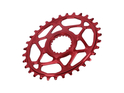 ABSOLUTE BLACK Chainring Direct Mount oval | 12-speed HG+ for Shimano XTR M9100/XT M8100/SLX M7100 Crank | red
