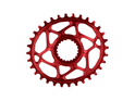 ABSOLUTE BLACK Chainring Direct Mount oval | 12-speed HG+ for Shimano XTR M9100/XT M8100/SLX M7100 Crank | red