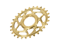 ABSOLUTE BLACK Chainring Direct Mount oval | 12-speed HG+ for Shimano XTR M9100/XT M8100/SLX M7100 Crank | gold