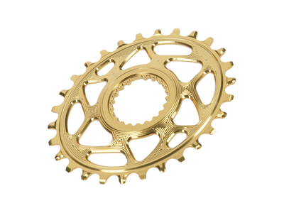 ABSOLUTE BLACK Chainring Direct Mount oval | 12-speed HG+ for Shimano XTR M9100/XT M8100/SLX M7100 Crank | gold 32 Teeth