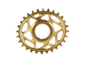 ABSOLUTE BLACK Chainring Direct Mount oval | 12-speed HG+ for Shimano XTR M9100/XT M8100/SLX M7100 Crank | gold 32 Teeth