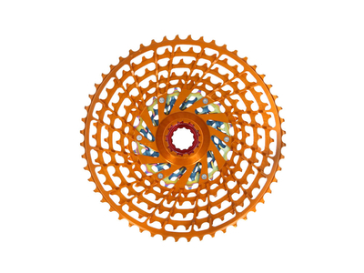 KCNC Cassette 12-speed | 9-52 Teeth for SRAM XD | orange