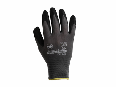 NITRAS Workshop gloves with nitrile coating | black XL