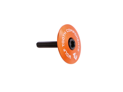 WOLF TOOTH Ahead Cap Ultralight Aluminium orange
