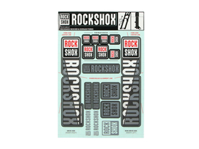 ROCKSHOX Sticker Decal Set für Boxxer | Domain...