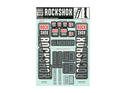 ROCKSHOX Sticker Decal Set for Boxxer | Domain Lower Leg white