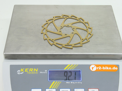 ASHIMA Bremsscheibe Windcutter | 160 mm gold
