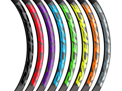 RACE FACE Decal Kit für AR | ARC Felgen Medium neongelb
