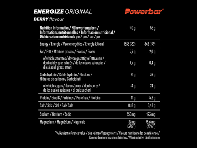 POWERBAR Energieriegel Energize Original Berry 55g