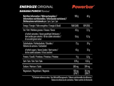 POWERBAR Energy Bar Energize Original Banana Punch 55g