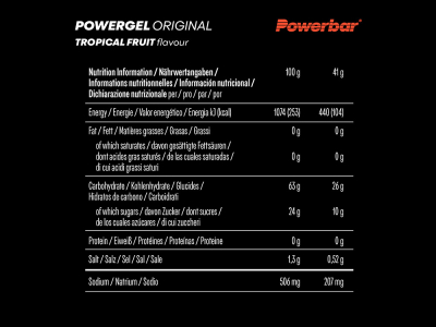 POWERBAR Energiegel Powergel Original Tropical Fruit 41g