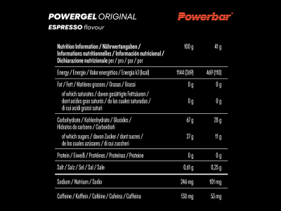 POWERBAR Energiegel Powergel Original Espresso 41g