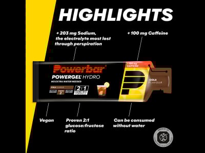 POWERBAR Energy Gel Powergel Hydro Cola 67ml