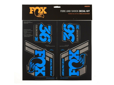 FOX Sticker 2019 Decal Set AM Heritage for Fork and Shock | blue