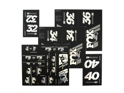 FOX Sticker 2019 Decal Set AM Heritage for Fork and Shock...