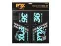 FOX Sticker 2019 Decal Set AM Heritage für Federgabel & Dämpfer | mint