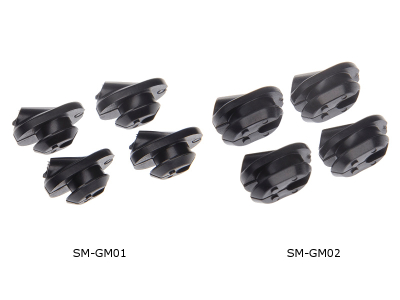 SHIMANO Gummieinsätze für interne Verlegung von EW-SD50 Kabeln 7x8 mm - oval | SM-GM02