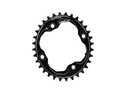 BLACKseries by ABSOLUTE BLACK Chainring oval 1-speed BCD 94 | 4 Bolt narrow wide black