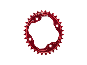 BLACKseries by ABSOLUTE BLACK Chainring oval 1-speed BCD...
