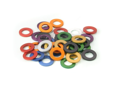 Aluminium Unterlegscheibe M6 x 1,5 mm 0,29g  lila