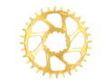 CRUEL COMPONENTS Chainring round VoR Direct Mount 3 mm Offset for SRAM Boost Cranks | gold