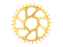 CRUEL COMPONENTS Chainring round VoR Direct Mount 3 mm Offset for SRAM Boost Cranks | gold