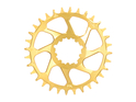 CRUEL COMPONENTS Chainring round VoR Direct Mount 6 mm Offset for SRAM DUB/GXP Cranks | gold