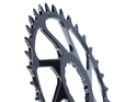 CRUEL COMPONENTS Chainring round VoR Direct Mount 4 mm Offset for Race Face Cinch Cranks | black