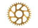 CRUEL COMPONENTS Chainring round VoR Direct Mount 4 mm Offset for Race Face Cinch Cranks | gold 30 Teeth