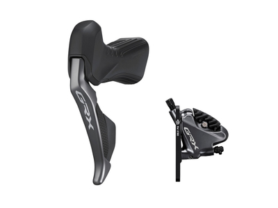 SHIMANO GRX Di2 Disc Brake Shift- | Brakelever ST-RX815 + BR-RX810 Flat Mount 11-speed | separated Shifter left - front