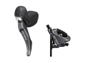 SHIMANO GRX Disc Brake Set Shift- | Brakelever ST-RX810 + BR-RX810 Flat Mount | left Variant 2: for adjustable Seatposts (for 1x11)