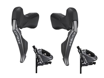 SHIMANO GRX Di2 Scheibenbremse Schalt- | Bremshebel ST-RX815 + BR-RX810 Flat Mount 11-fach | Set