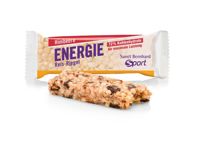 SANCT BERNHARD SPORT Energy Bar Rice Raspberry 50 g | 20 Bars Box