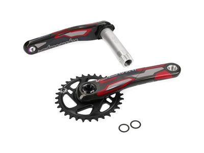 TRUVATIV Kurbel Descendant Carbon TLD -Troy Lee Designs- CoLab 1x12 Eagle DUB BOOST | X-SYNC 2 Direct Mount 32z rot 170 mm