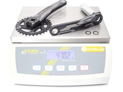 TRUVATIV Crankset Descendant Carbon TLD -Troy Lee Designs- CoLab 1x12 Eagle DUB BOOST | X-SYNC 2 Direct Mount 32z black