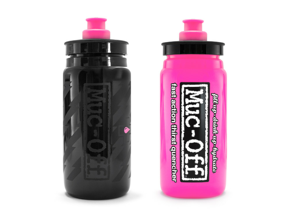 Muc-Off x Elite Fly Water Bottle - Pink