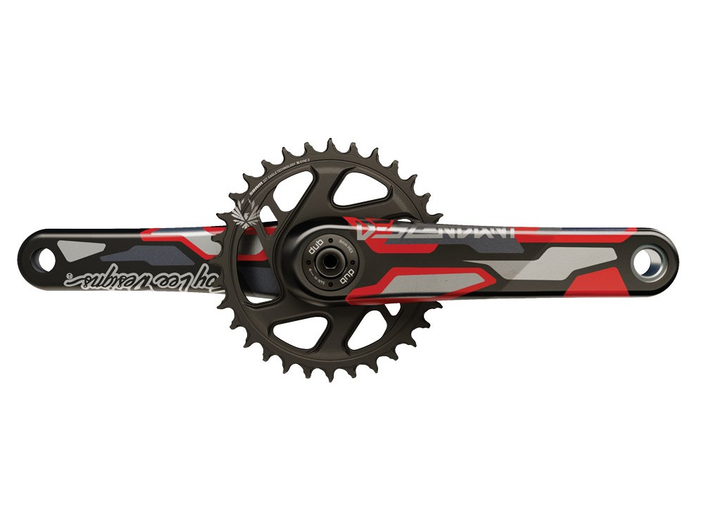 TRUVATIV Crankset Descendant Carbon TLD -Troy Lee Designs- CoLab 1x12 ...