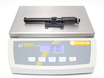 LEZYNE Minipumpe CNC Sport Drive HP | schwarz S (17,0 cm)