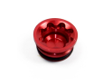 HOPE Spare Bore Cap for RX4+ | RX4 for Shimano | Mineral Oil red big
