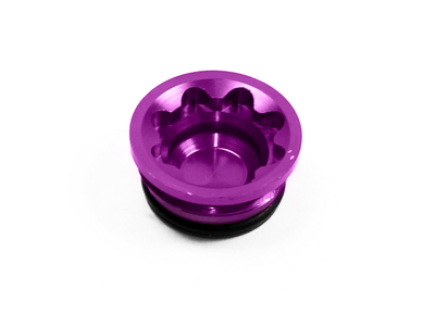 HOPE Spare Bore Cap for RX4+ | RX4 for Shimano | Mineral Oil purple small